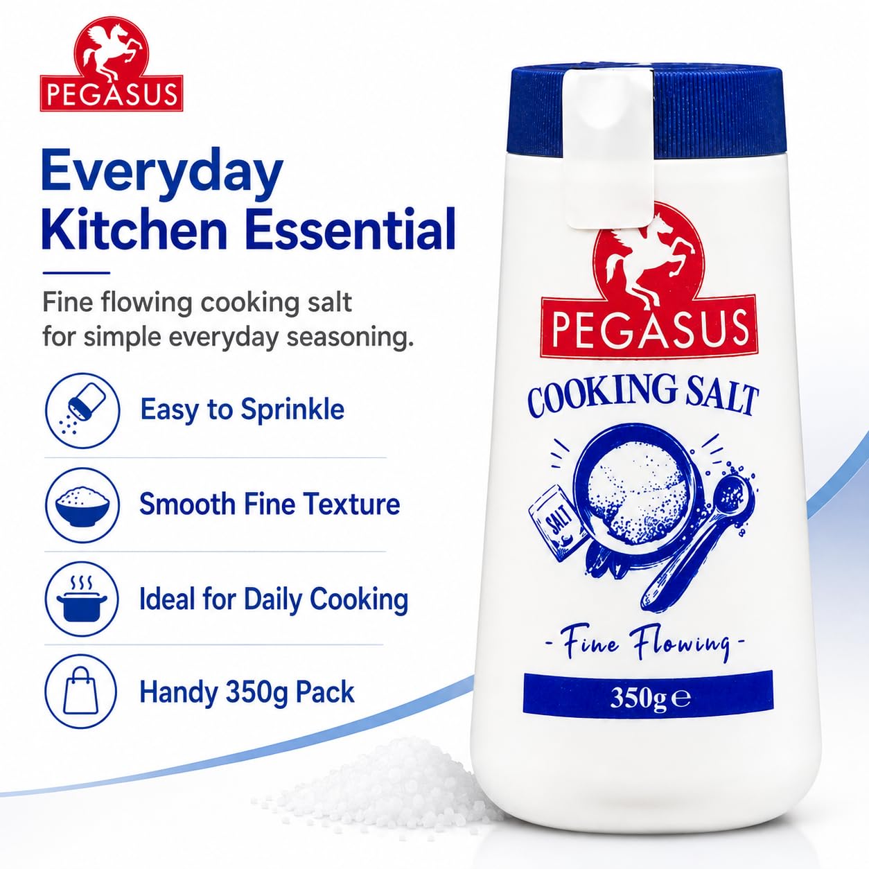 Pegasus Premium Cooking Salt - Coarse, Pure, Non-Iodised | 350g 2