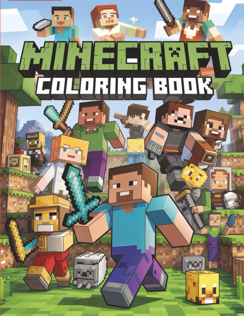 COLORING BOOK by Charles.T DT - Activity Book for Kids & Adults | Paperback | 122 Pages