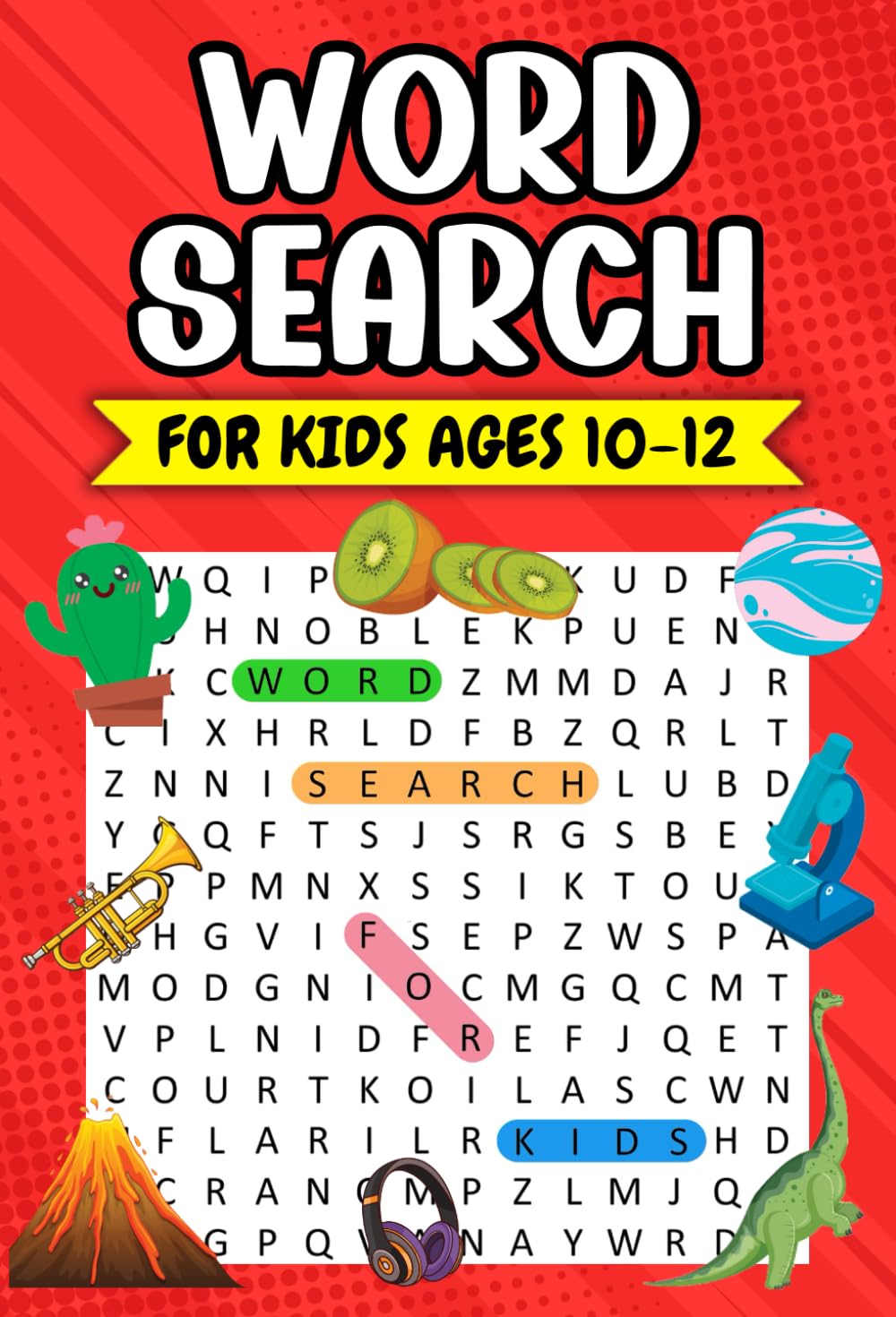 LogicKids Publishing Word Search for Kids Ages 10-12 | 100 Thematic Puzzles | Paperback 1
