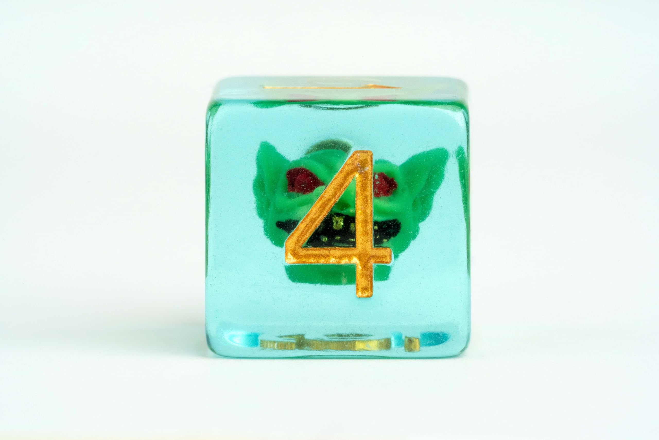 Metallic Dice Games Pathfinder Goblin Inclusion Dice Set 4