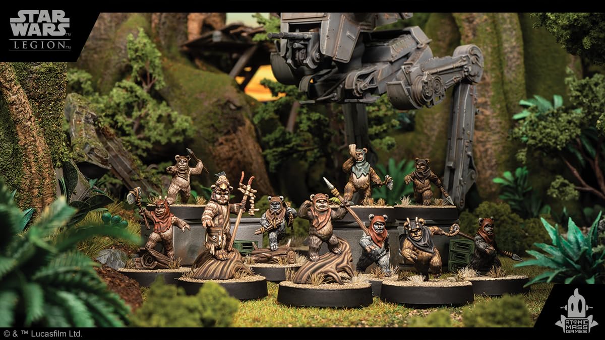 Atomic Mass Games Star Wars: Legion Logray & Wicket Commander Expansion 8