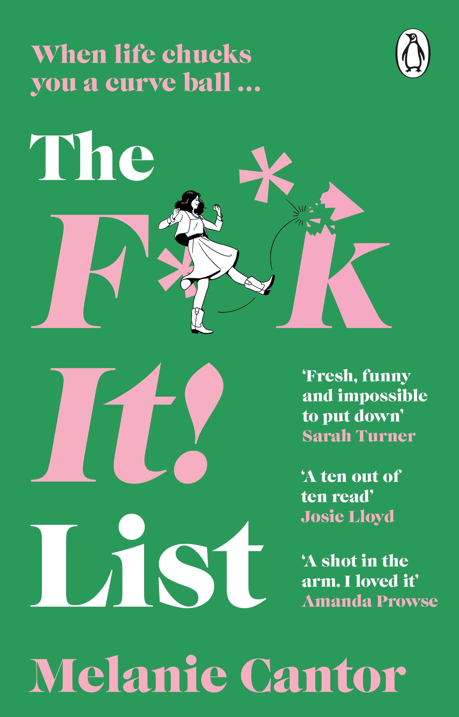 Penguin The F**k It List by Melanie Cantor | Women's Literary Fiction Paperback
