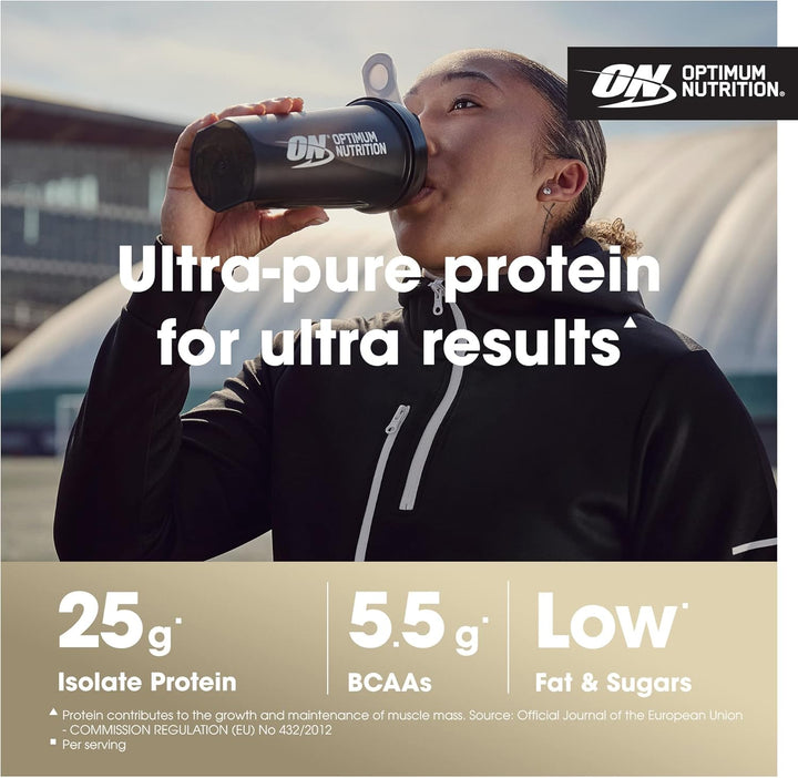 Optimum Nutrition Gold Standard 100% Isolate Whey Protein Powder - High-Protein Fitness Support