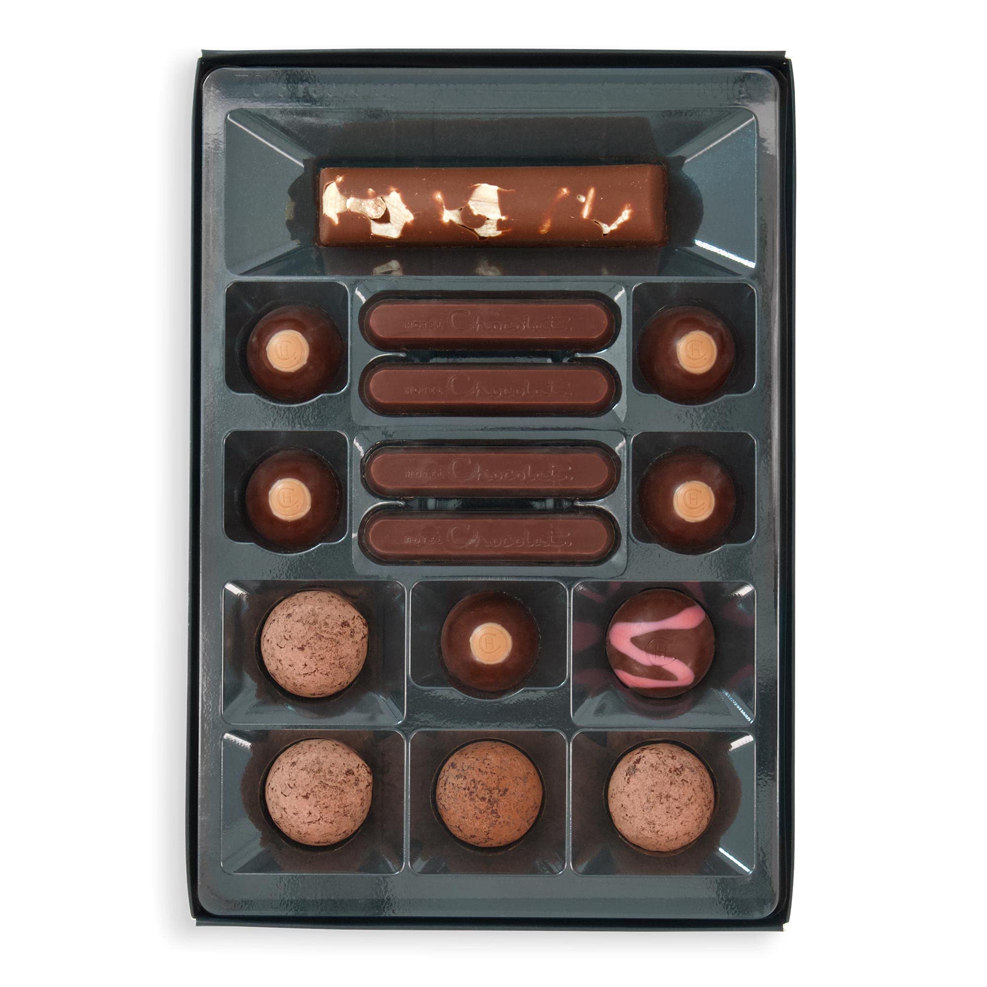 Hotel Chocolat Unglaublich Vegan H-Box - 14 vegane Pralinen, 145g