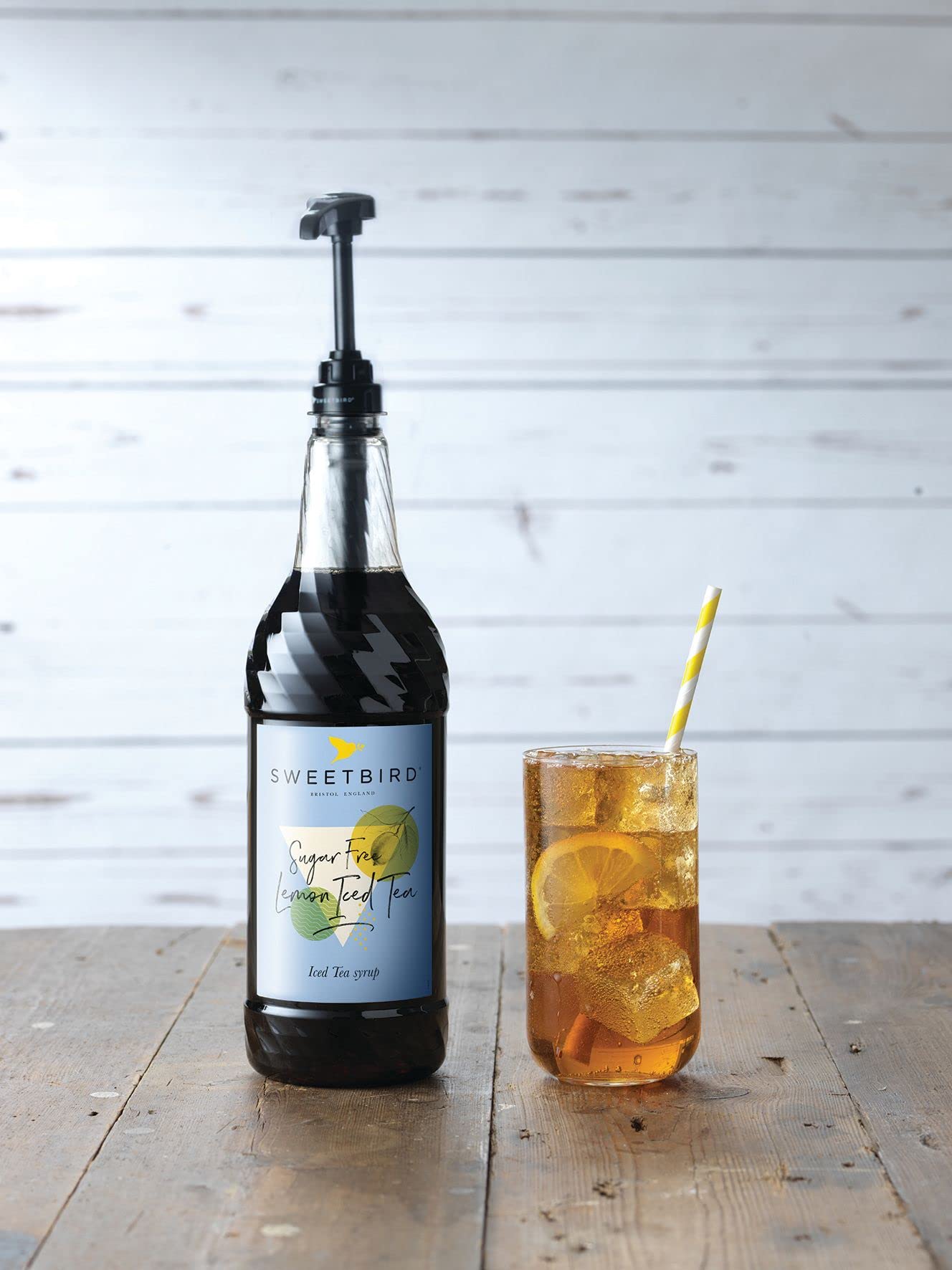 Sweetbird Sugar-Free Lemon Iced Tea Syrup - Vegan Friendly | 1 Litre 2
