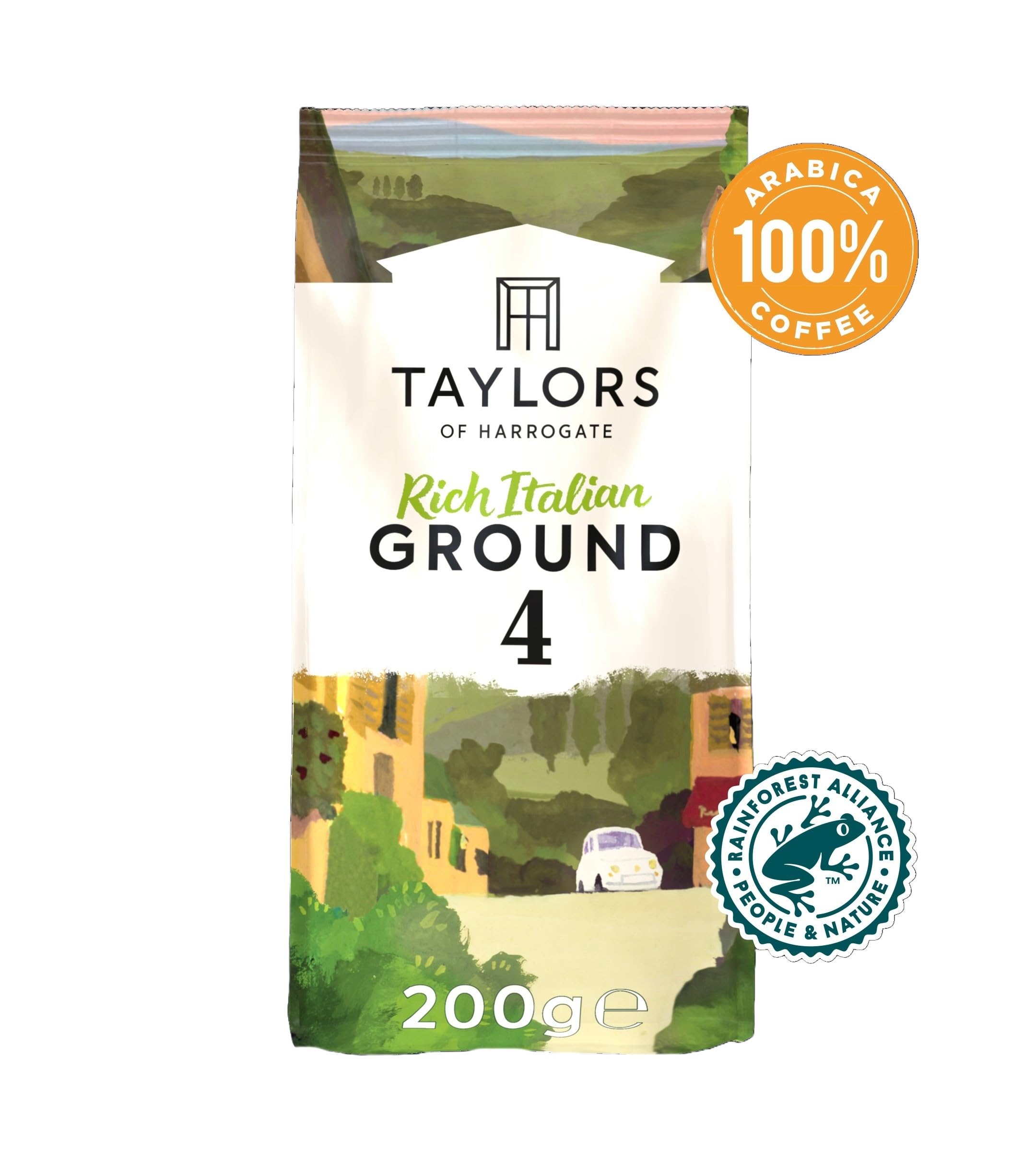 Taylors of Harrogate Rich Italian Ground Coffee (200g Pack of 6 - Total 1.2kg) 4