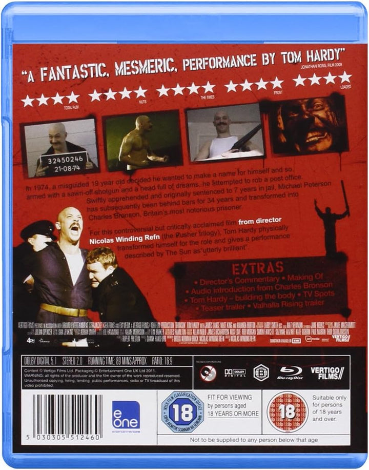 Bronson (2009) - DVD Theatrical Cut (Region 2)