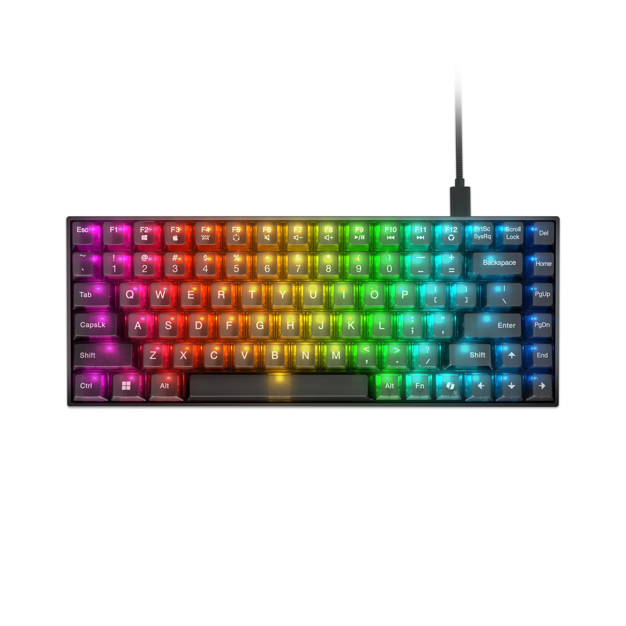 Lenovo Legion K510 Mini Pro Mechanical Gaming Keyboard – 75% Layout, Brown Tactile Switch, UK 84-Key 1