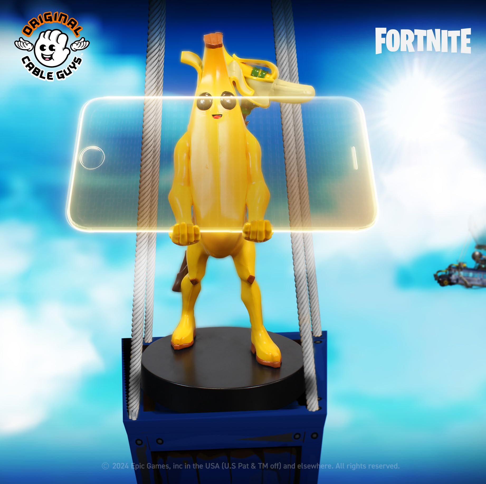 Fortnite – Peely Controller- und Telefonhalterung für Xbox, PlayStation, Switch 8