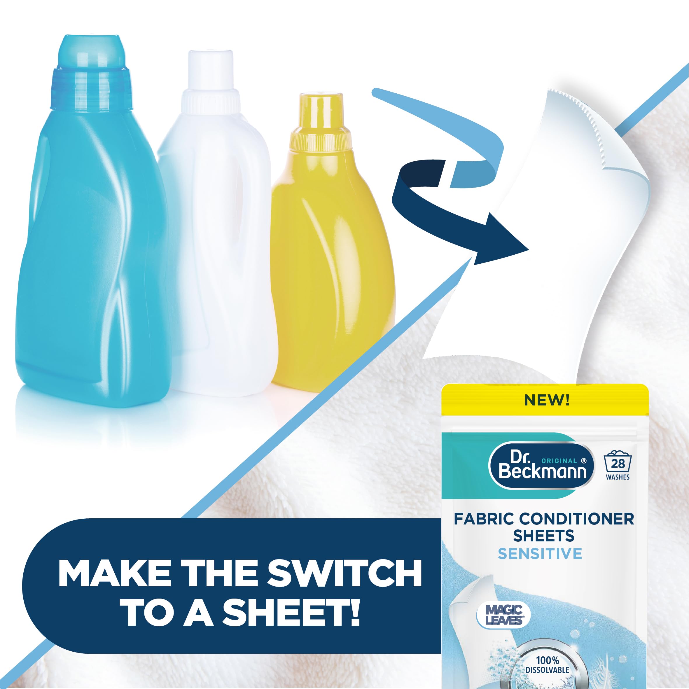 Dr. Beckmann Weichspülerblätter Sensitiv (70g) 3