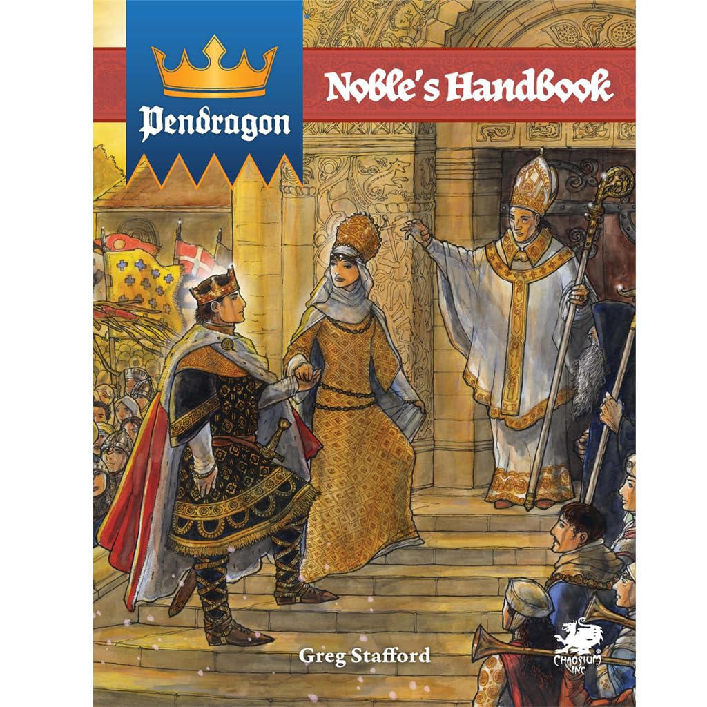 Chaosium Pendragon: Noble's Handbook RPG Supplement - Hardcover, English 1