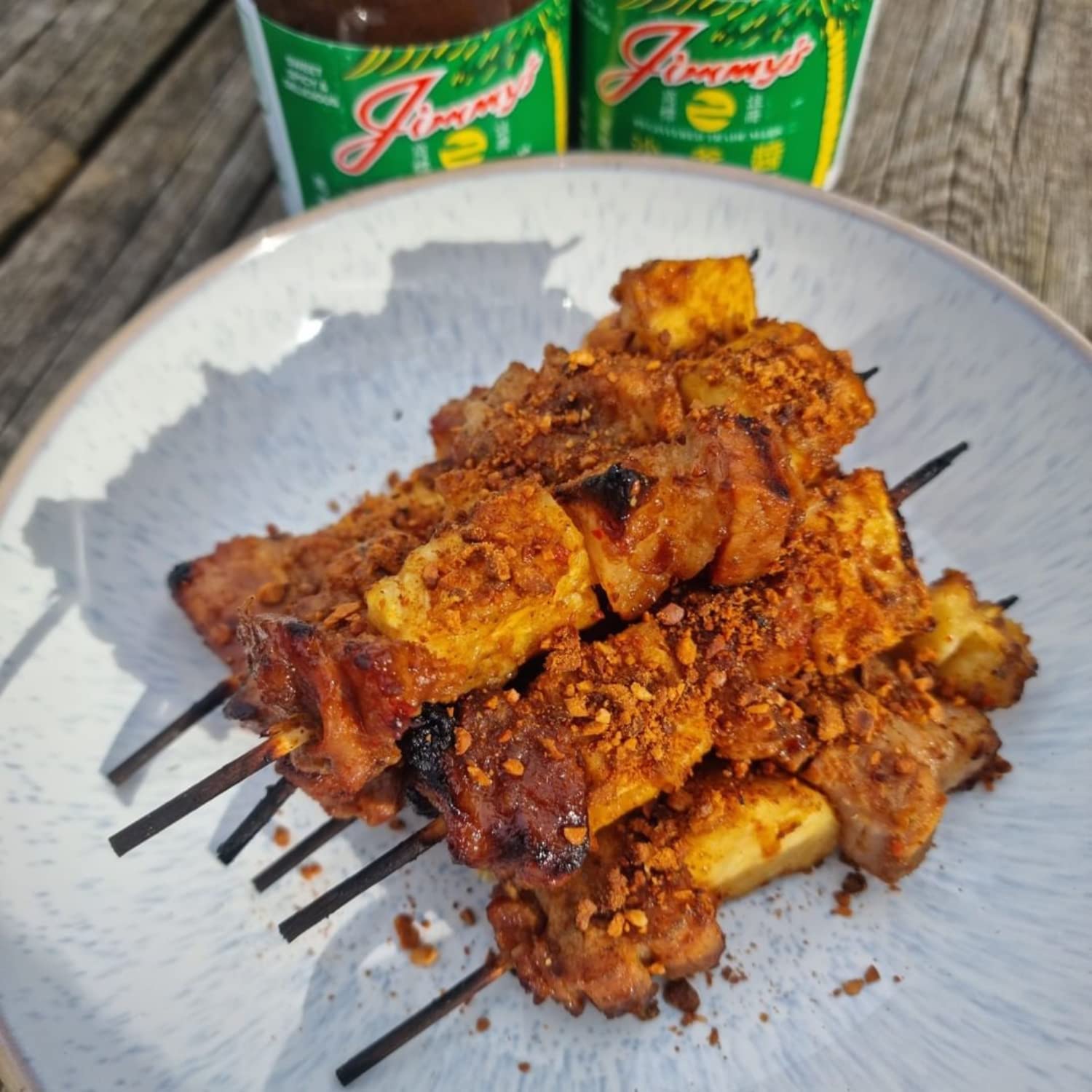 Jimmy's Saté Sauce 226g – Erdnusssauce mit orientalischen Kräutern &amp; Gewürzen