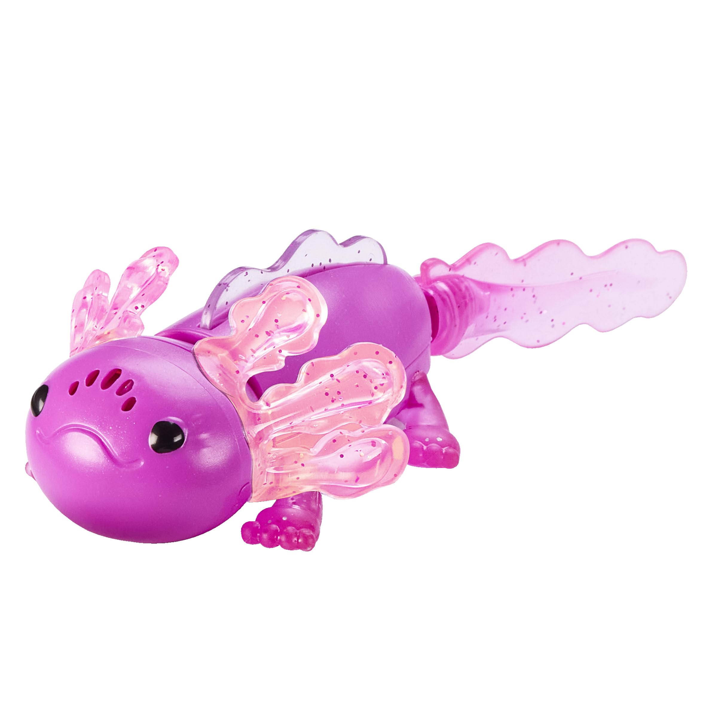 Fingerlings Baby Axolotl Ziggy - Interactive Swimming & Light-Up Electronic Pet for Ages 5+