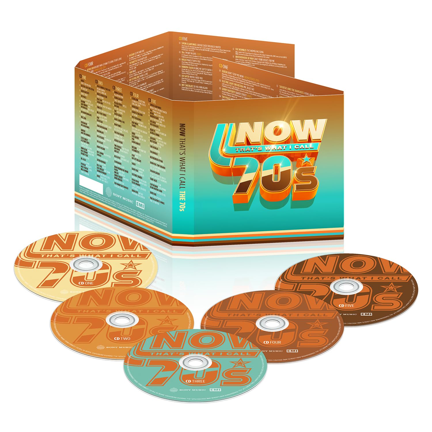 NOW That's What I Call The 70s - 5-CD-Kompilationsalbum