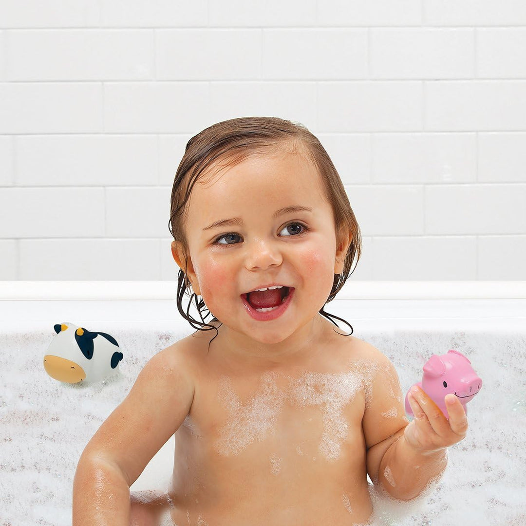Munchkin Floating Farm Animal Bath Squirt Toys - 4 Pack for Babies & Toddlers