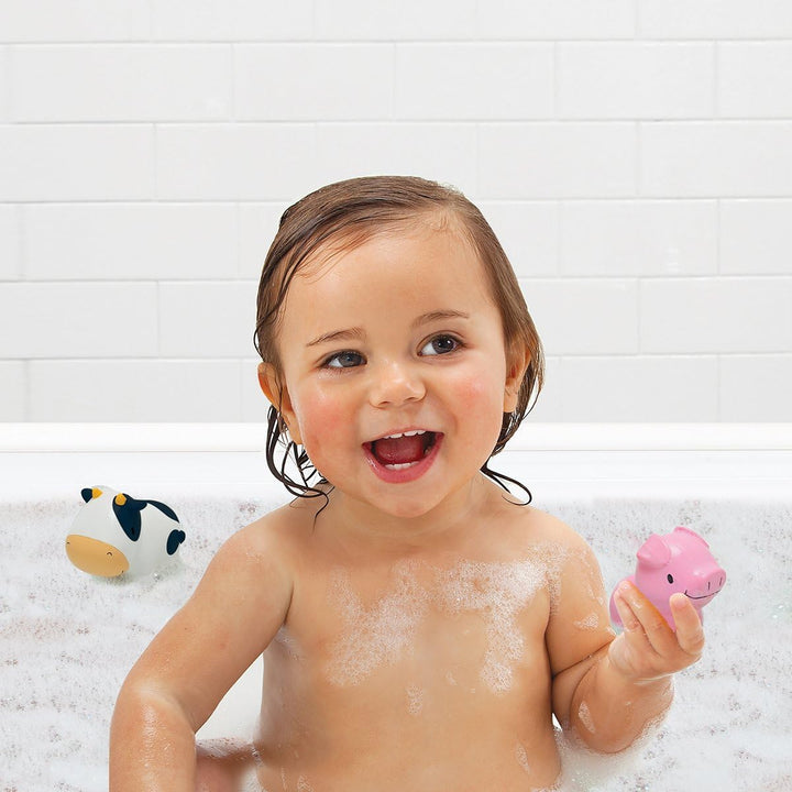 Munchkin Floating Farm Animal Bath Squirt Toys - 4 Pack for Babies & Toddlers