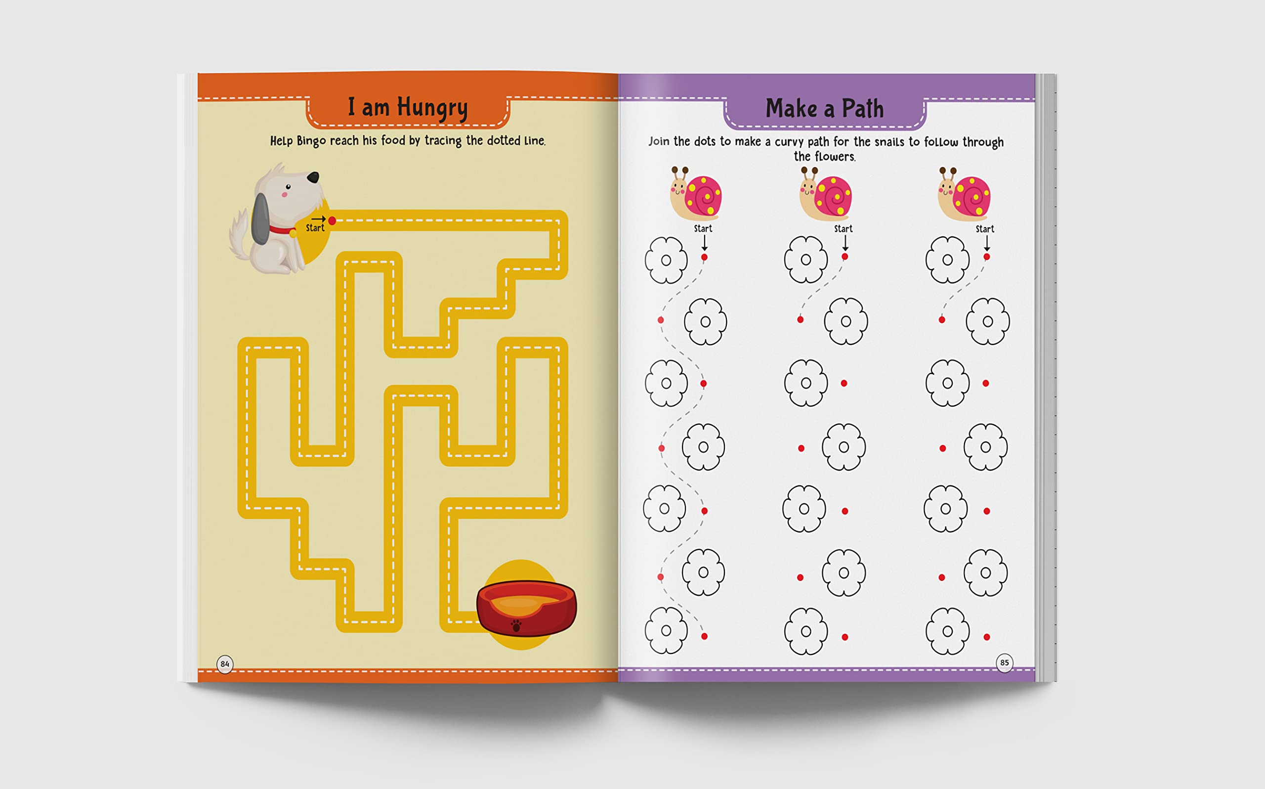 Wonder House 101 Pencil Control Activity Book - Tracing Practice for Ages 2+ 9