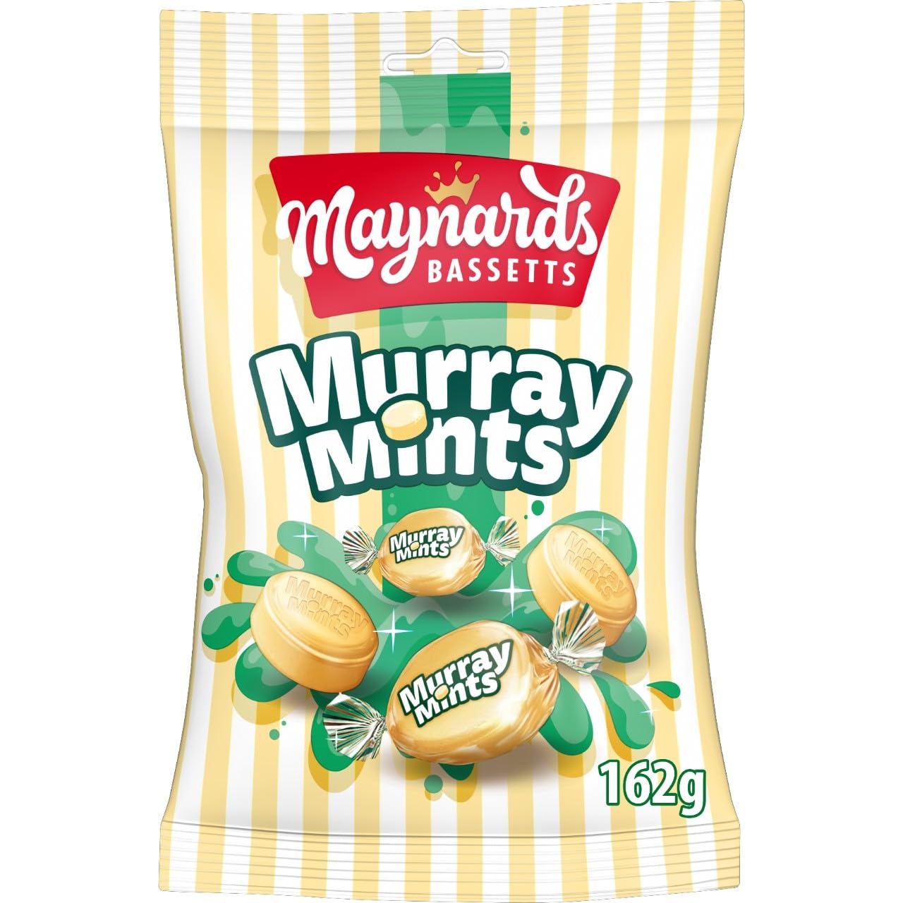 Maynards Bassetts Murray Mints Sweets Bag - Creamy Mint Flavour | 162 g