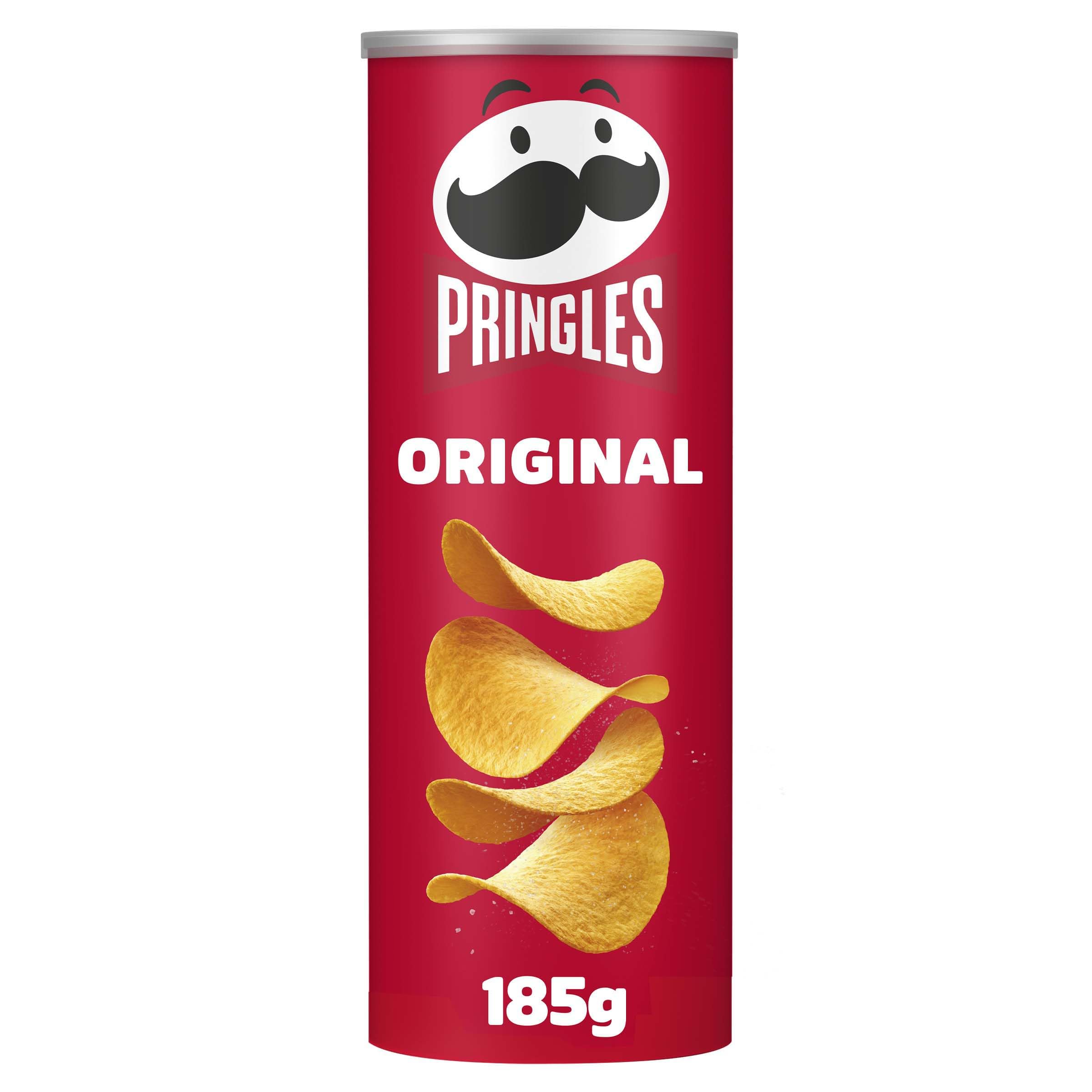 Pringles Original Crisps - Light, Crisp, Salty Snack | 185g Tube 1