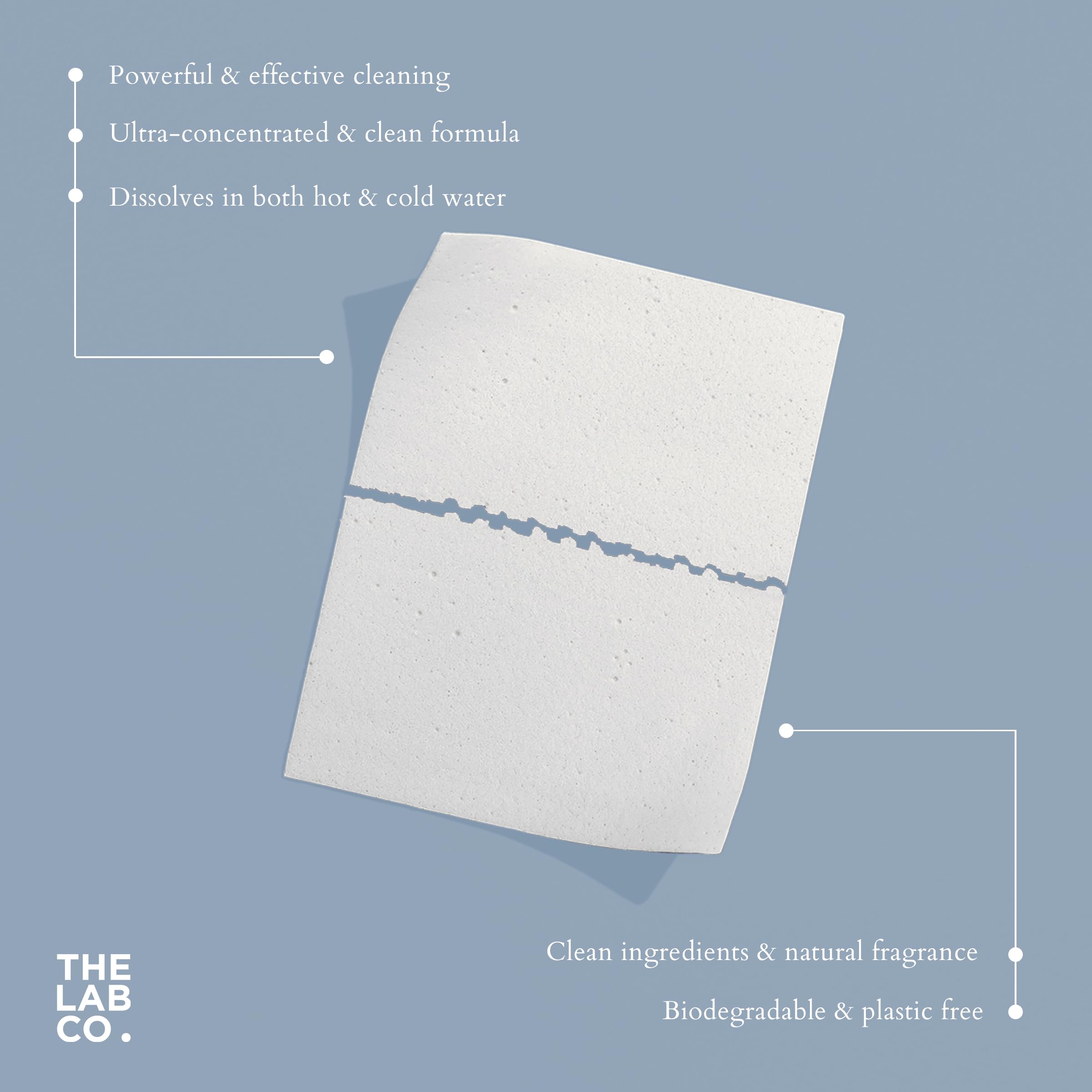 The Lab Co. - Laundry Detergent Strips (32 Loads, Eco Ultra-Concentrated) 7