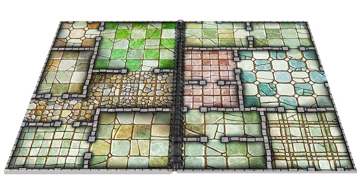 Loke BattleMats Big Book of Battle Mats Cells & Shrines
