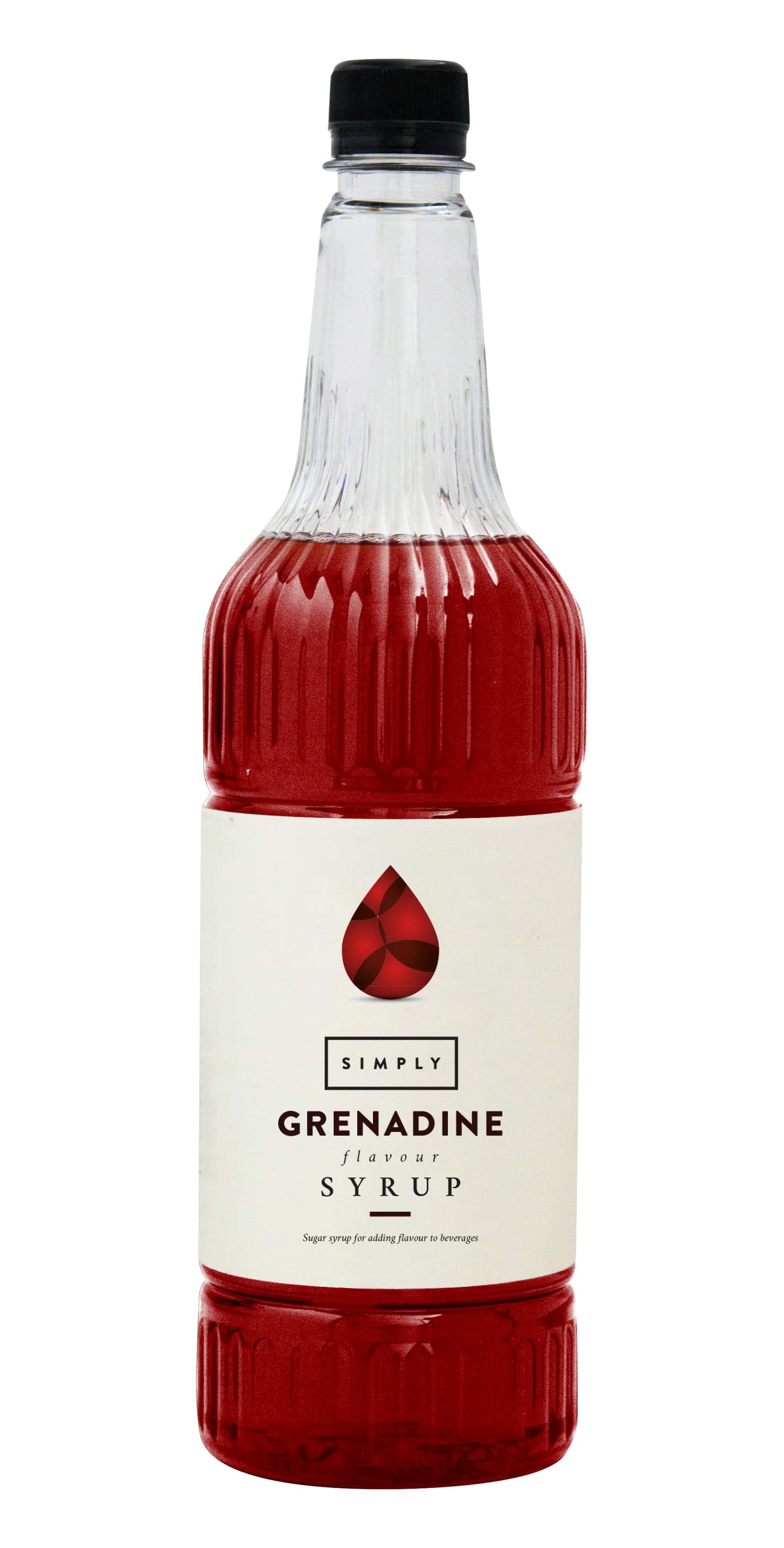 Simply Grenadine Syrup - Vegan, Nut Free Flavoured Syrup for Coffee & Cocktails | 1 L 2