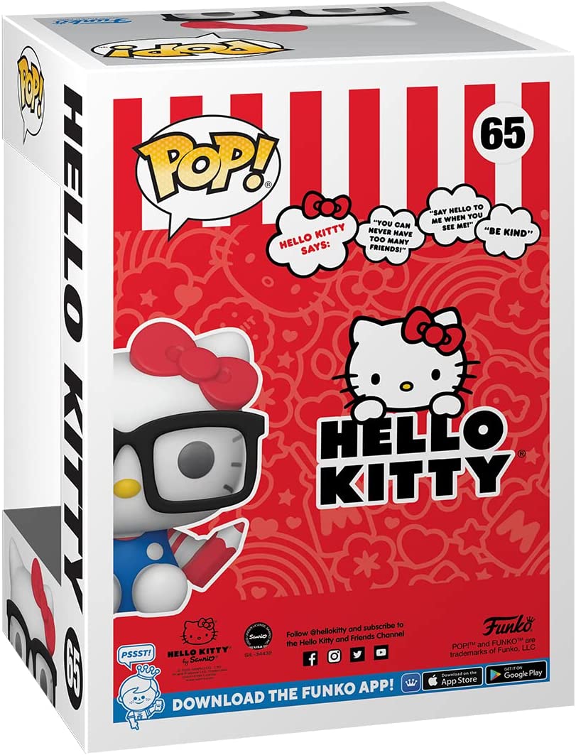 Sanrio: Hello Kitty – Hello Kitty Nerd Funko 72055 Pop! Vinyl Nr. 65