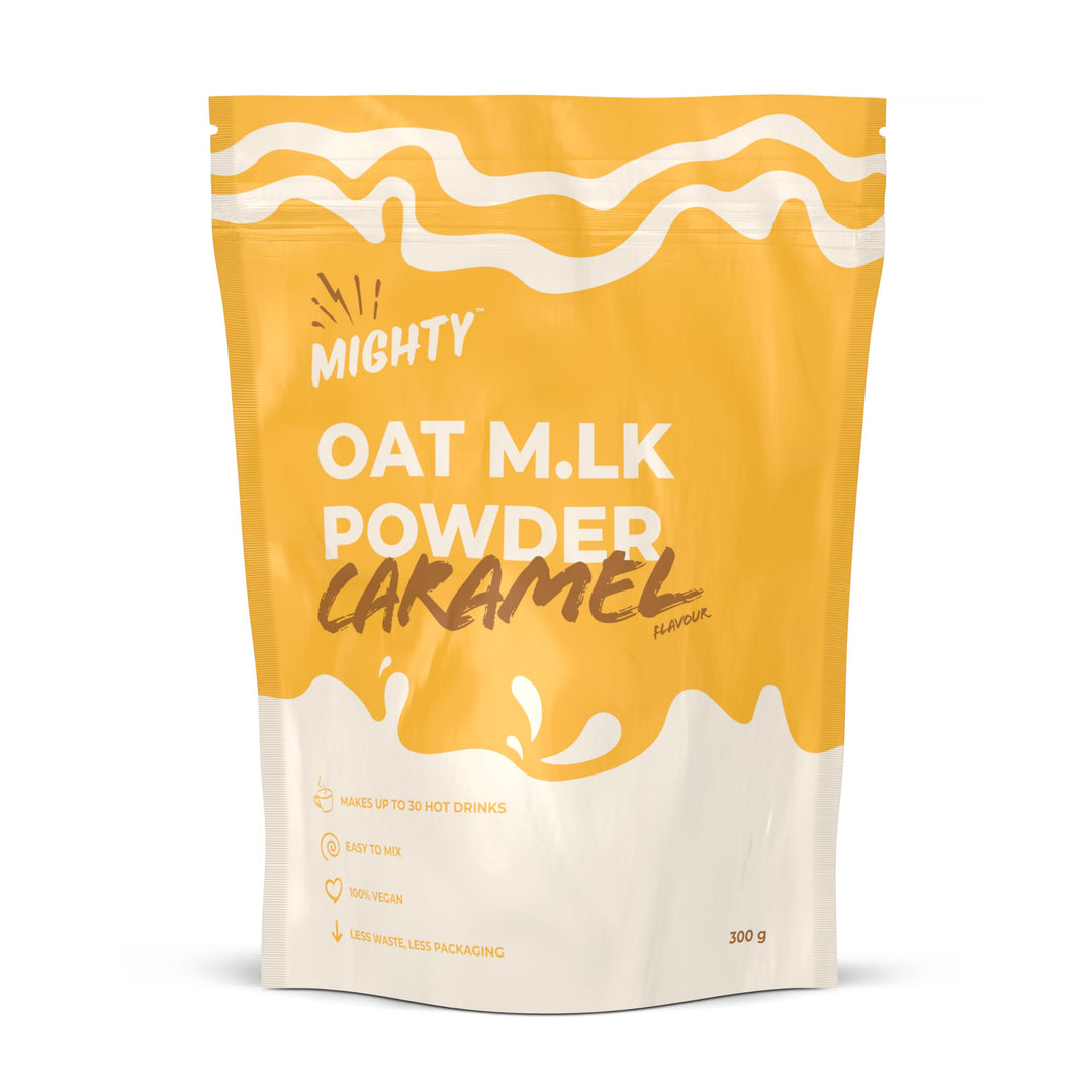 Vega - Mighty Caramel Oat M.LK Powder (300g Bag, Makes Up to 30 Hot Drinks)