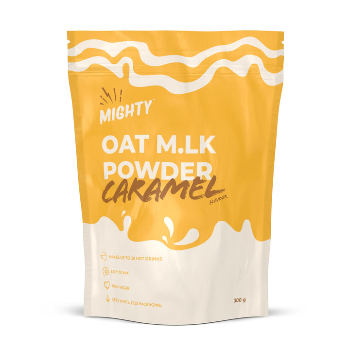 Vega - Mighty Caramel Oat M.LK Powder (300g Bag, Makes Up to 30 Hot Drinks)