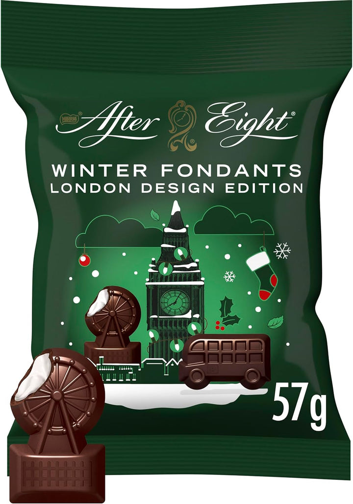 After Eight Winter Fondants Dark Mint Chocolate Bag, 57g