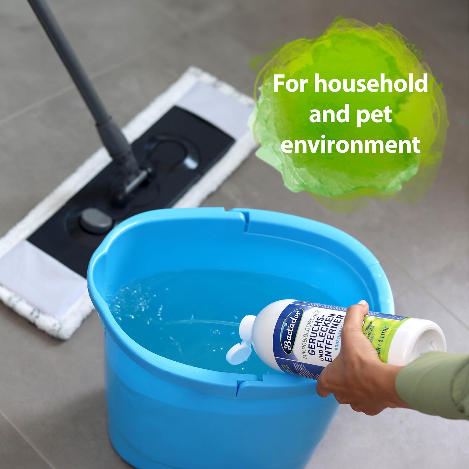 Bactador Enzyme Cleaner Concentrate - Permanent Odour & Stain Removal | 1L Concentrate
