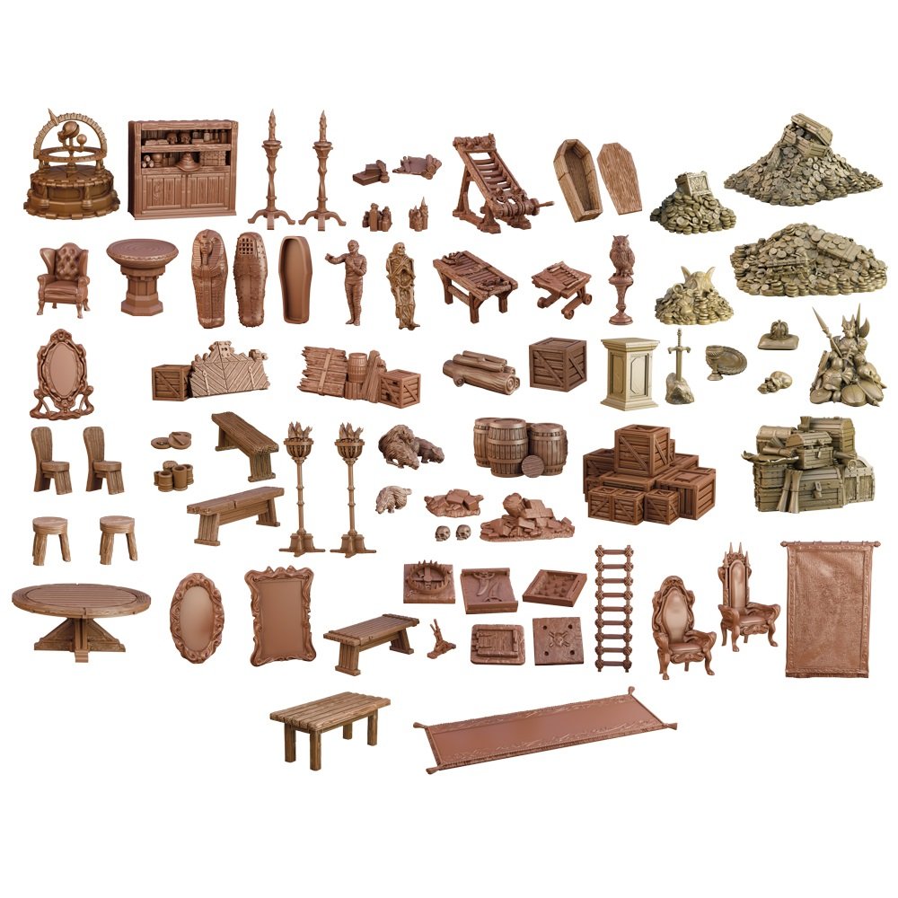 Mantic Games TerrainCrate: Dungeon Depths Plastikkulisse