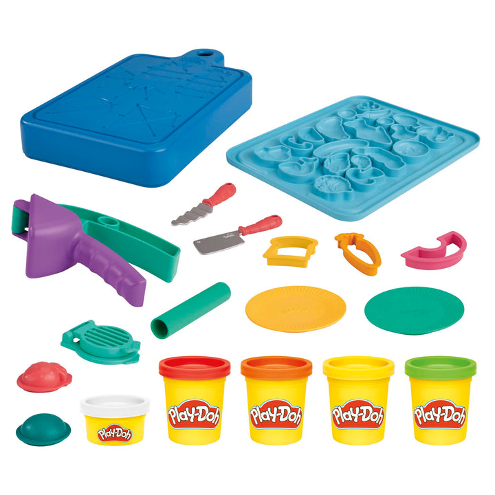 Play-Doh Little Chef Starter Set - 14-Piece Kitchen Playset for Ages 3+