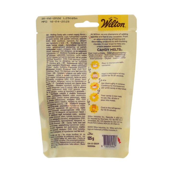 Wilton Candy Melts White - Melting Candy with Sweet Creamy Flavour for Molding, Dipping & Drizzling