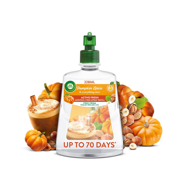 Air Wick - Pumpkin Spice & Everyt Aerosol-Free Automatic Air Freshener Spray