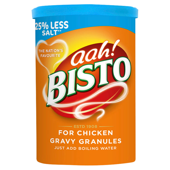 Bisto - Reduced Salt Chicken Gravy Granules for Heart, 190g