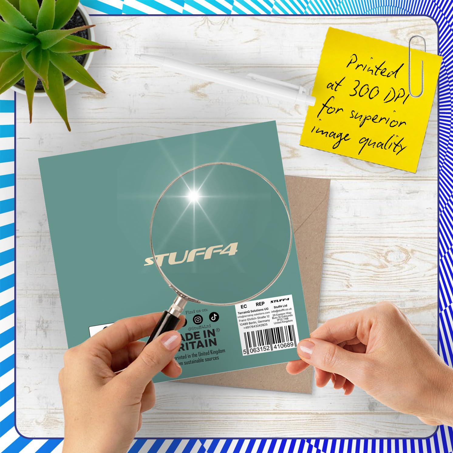 Stuff4 Funny Birthday Card for Dad - Vintage Wit Illustration | 145mm Square