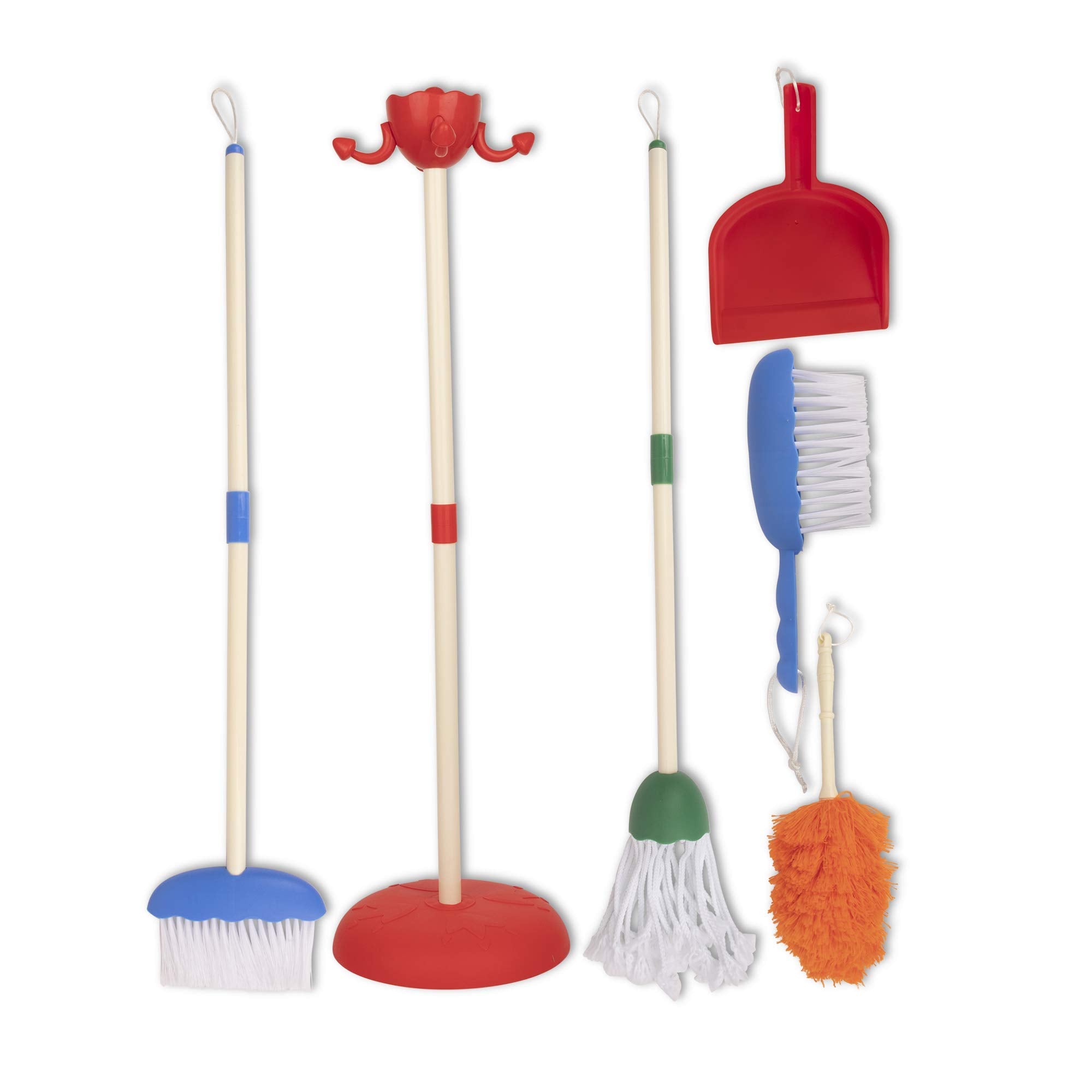 Playkidz Role Play Cleaning Set - 6 Pcs Household Toy for Kids Ages 3+