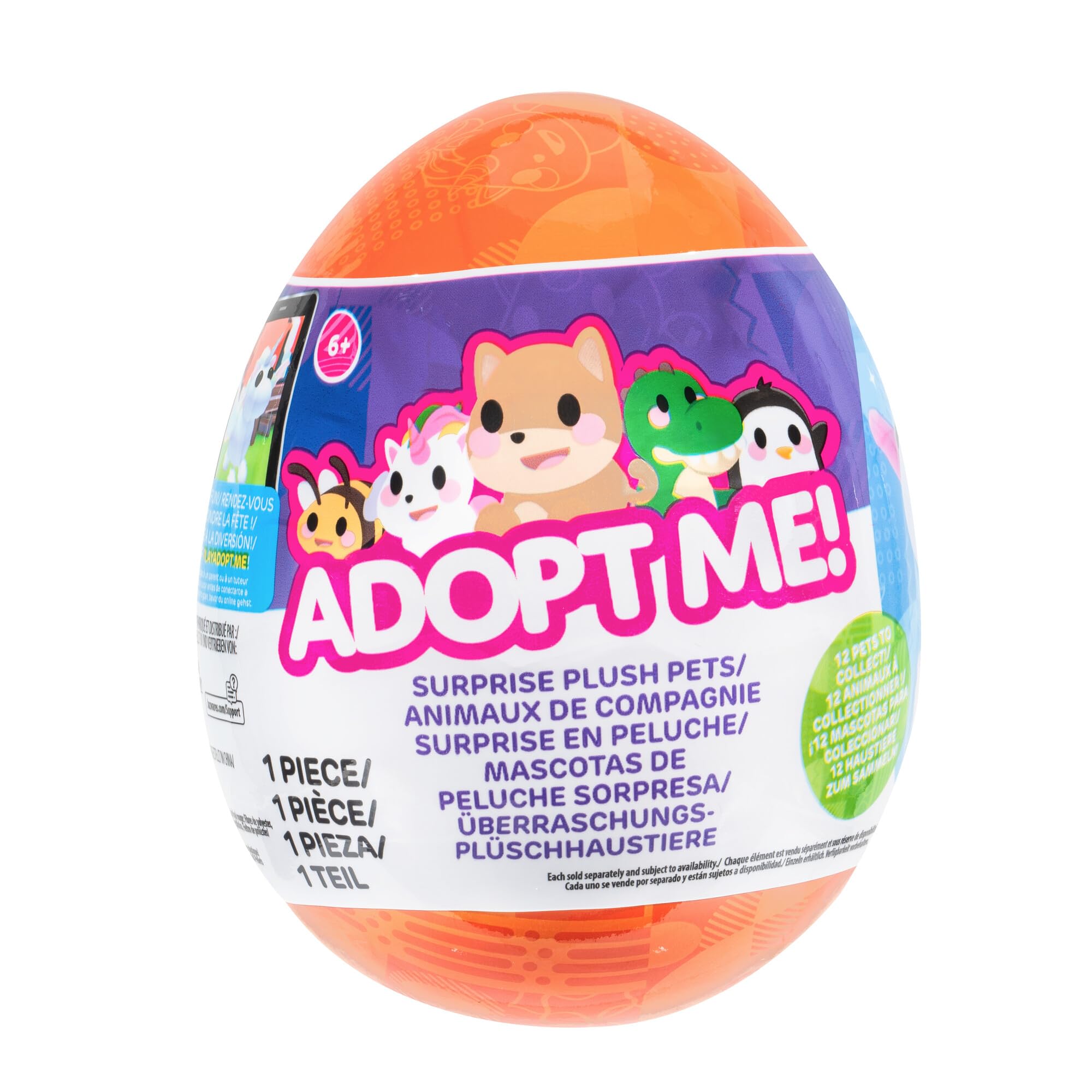 Adopt Me Little Plush Surprise Pets Series 4 Orange Toy - 5 Inches Tall | Unisex Children 1