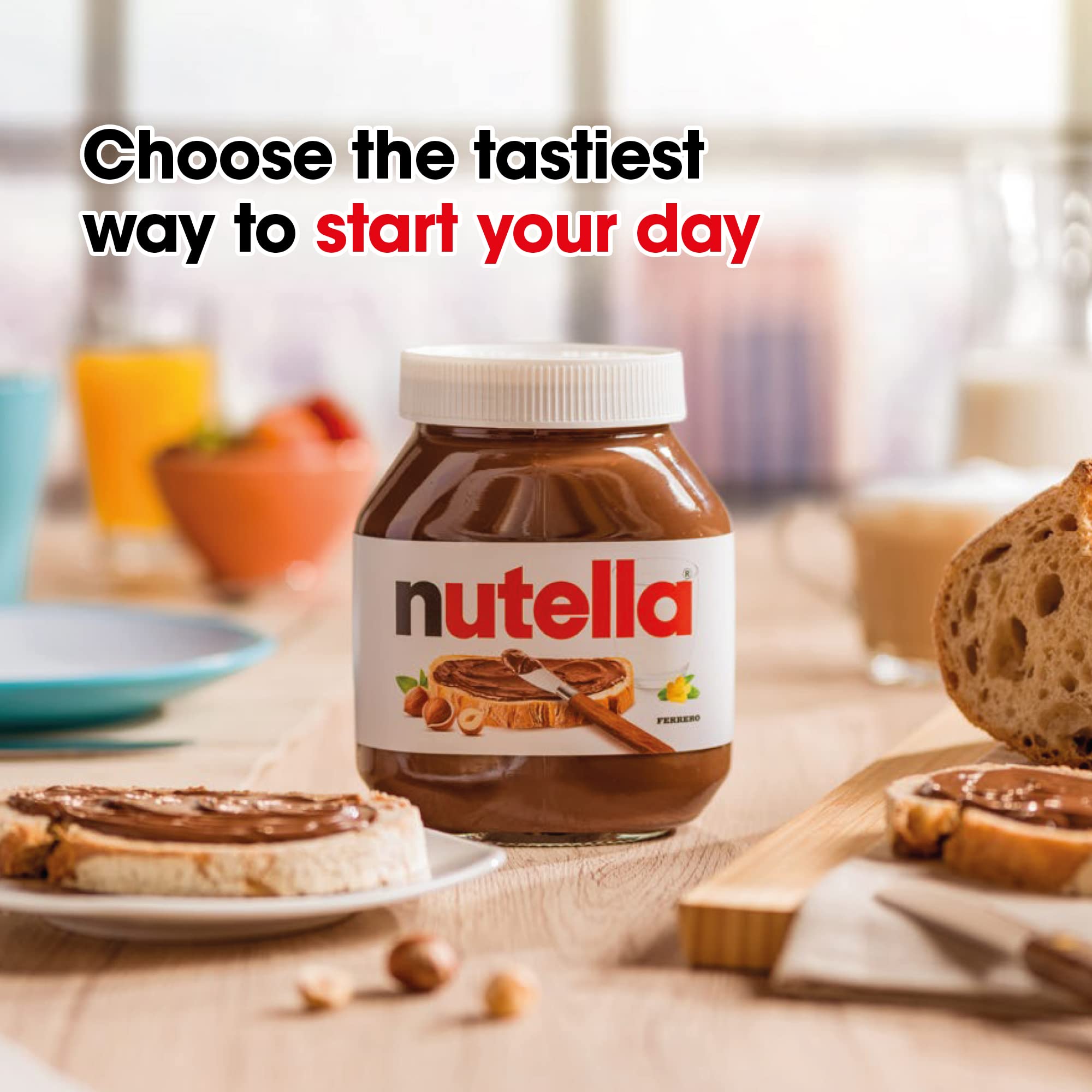 Nutella Hazelnut Chocolate Spread 200g - Breakfast & Snack Topping 18