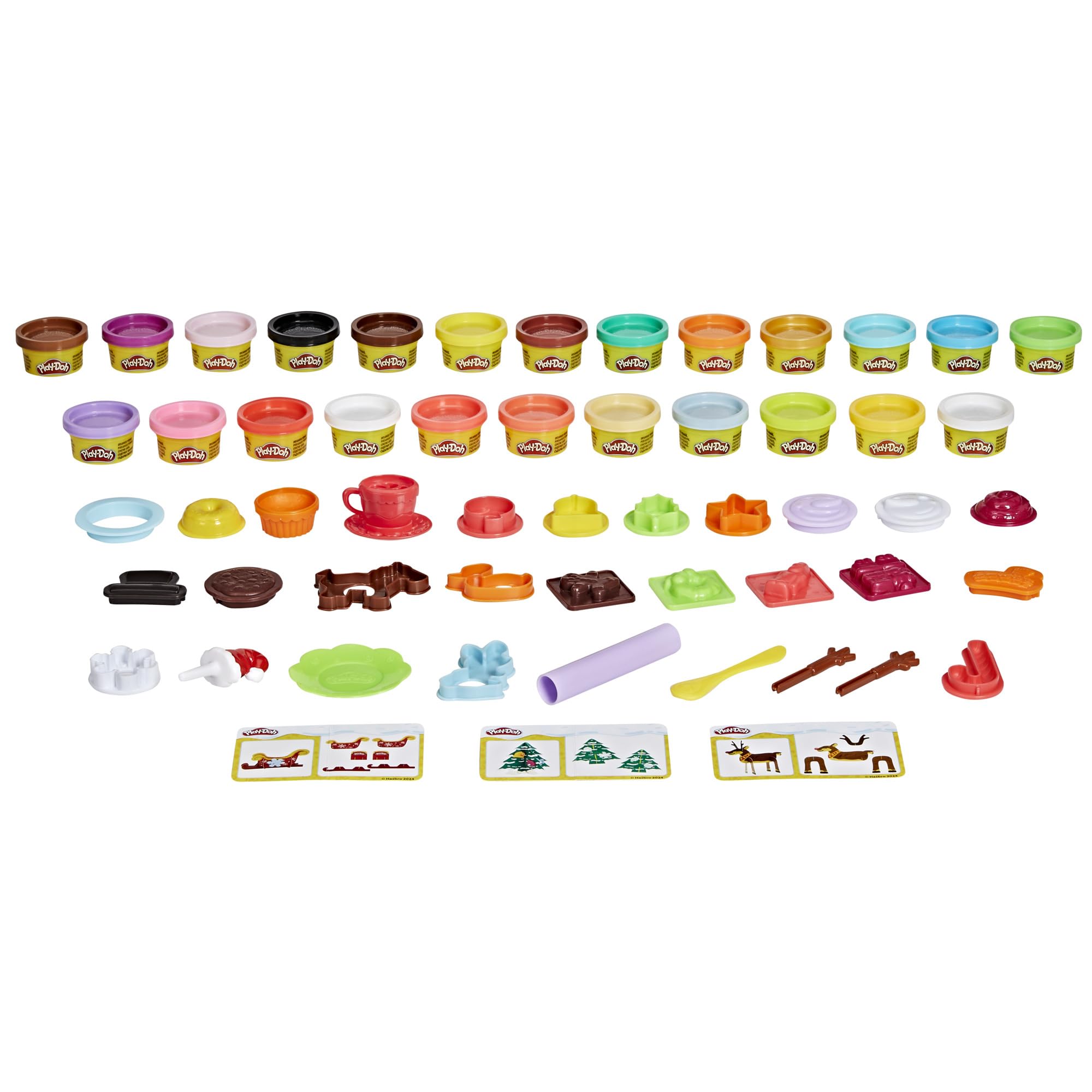 Play-Doh Holiday Advent Calendar - 24 Days of Creative Play for Kids 3+ 11