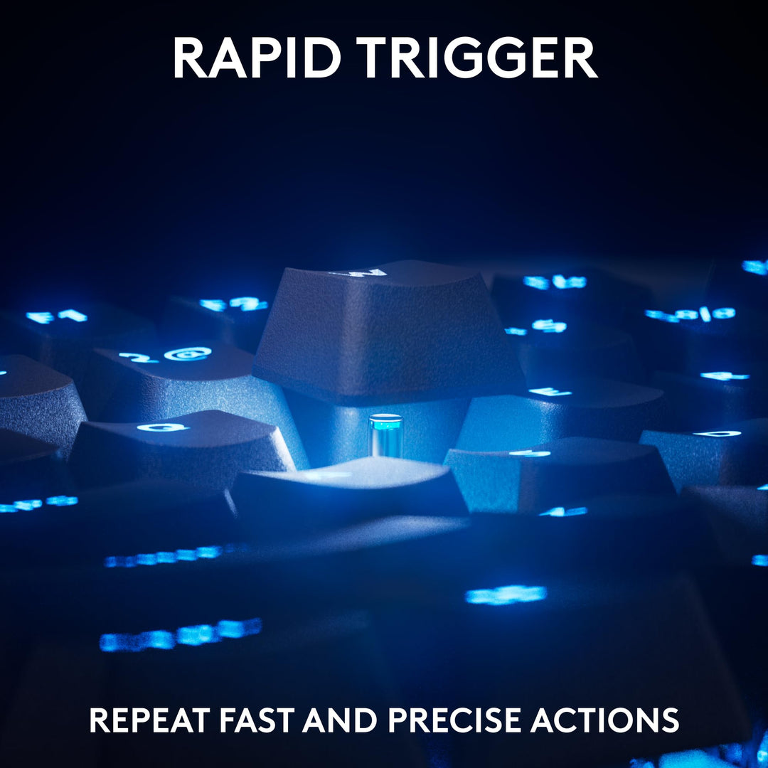 Logitech G PRO X TKL RAPID Wired Gaming Keyboard - Magnetic Hall-Effect Switches, RGB LIGHTSYNC, Tenkeyless Design