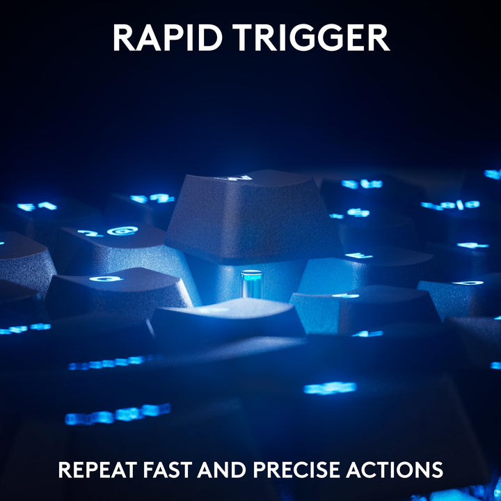 Logitech G PRO X TKL RAPID Wired Gaming Keyboard - Magnetic Hall-Effect Switches, RGB LIGHTSYNC, Tenkeyless Design