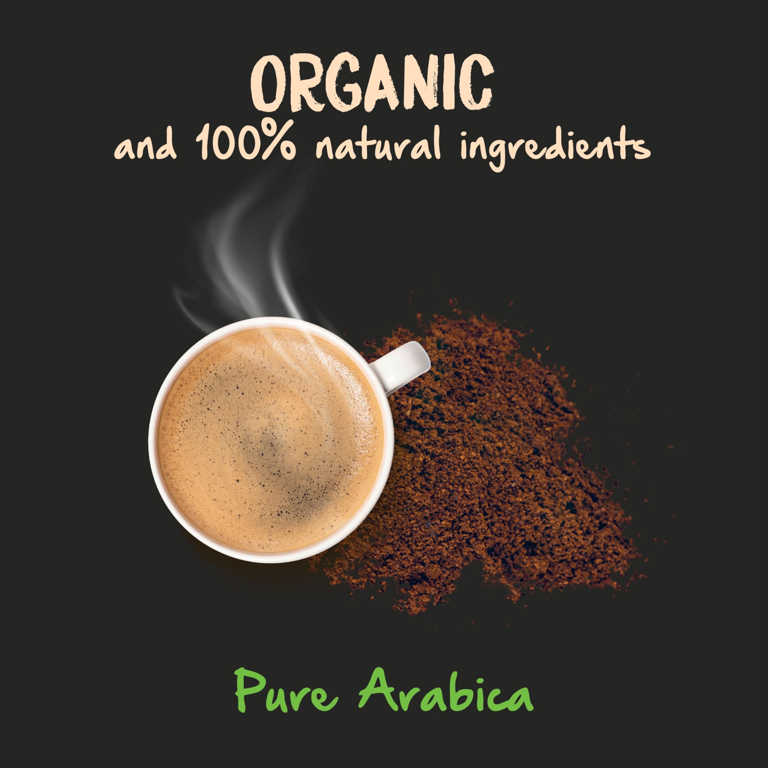 Naturela Organic Ground Coffee - 100% Arabica Slow-Roasted | 1 kg Pack 3