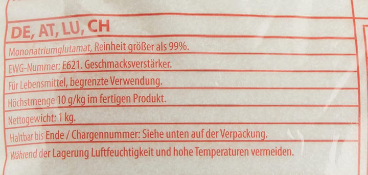 Ajinomoto - Monosodium Glutamate 1 kg