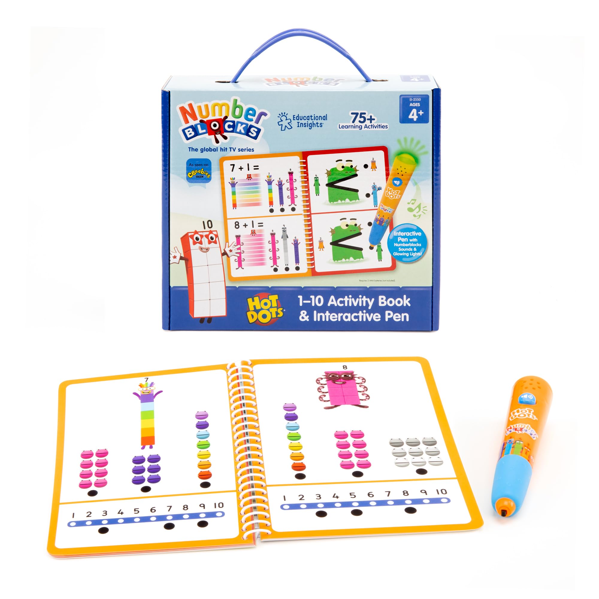 Numberblocks Hot Dots Numberblocks 1–10 Activity Book & Interactive Pen for Ages 4+