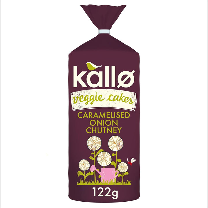Kallo Veggie Cakes, Caramelised Onion, 6 x 122g