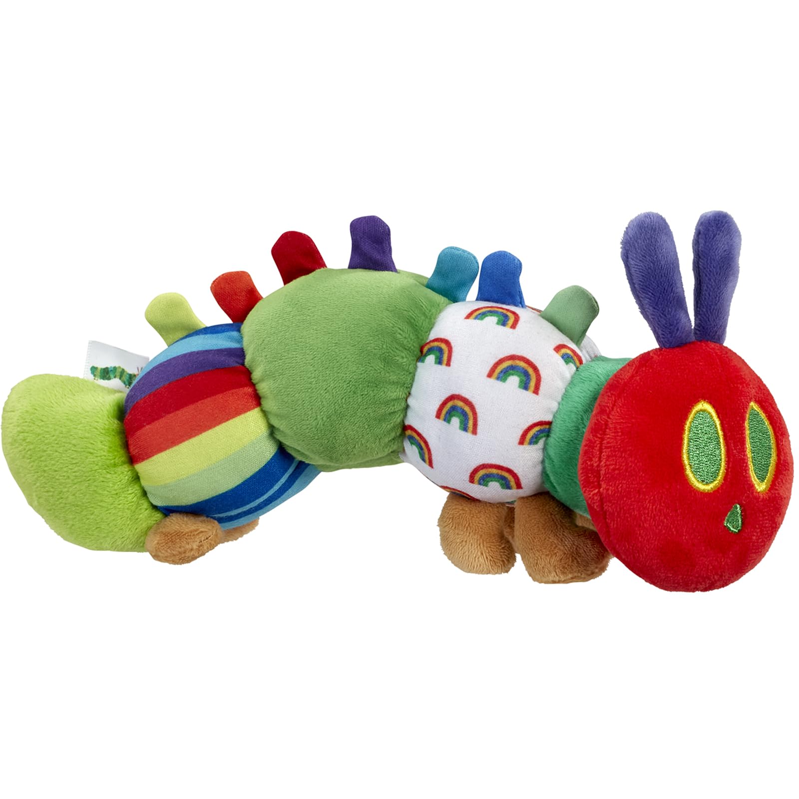 Rainbow Designs The Very Hungry Caterpillar My First Soft Toy - Velvety Fabric, Multicolor | Unisex Children 1