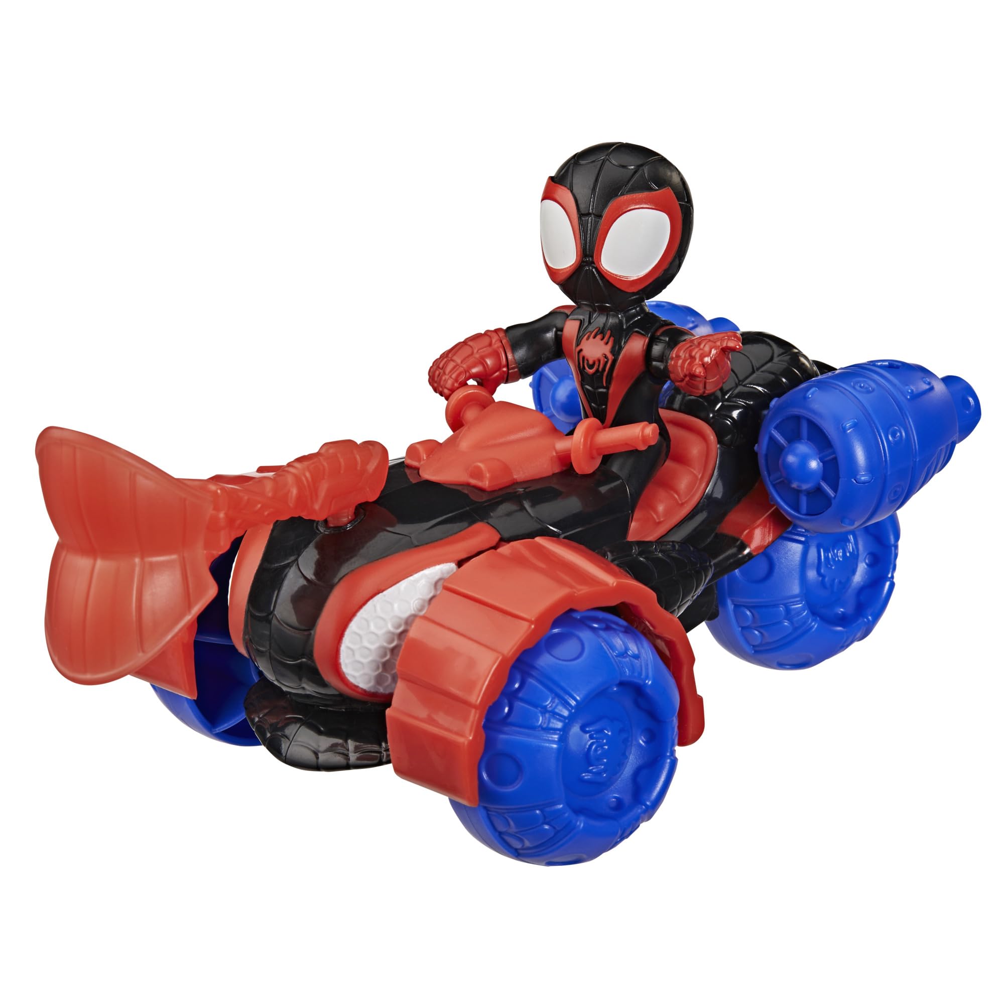 SPIDEY AND HIS AMAZING FRIENDS Miles 'Spin' Morales Techno-Racer Toy | 3-inch Figure | Ages 3+ 1