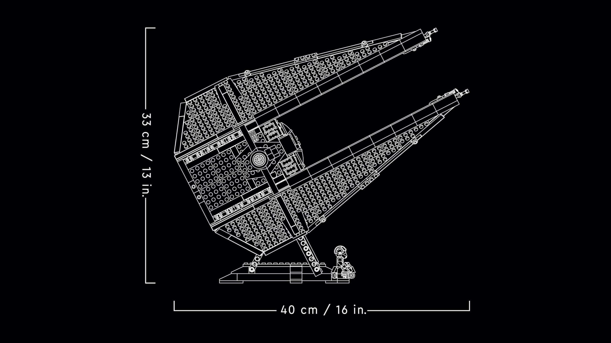 LEGO Star Wars TIE Interceptor UCS Vehicle Building Set 75382 | Ages 18+ 8